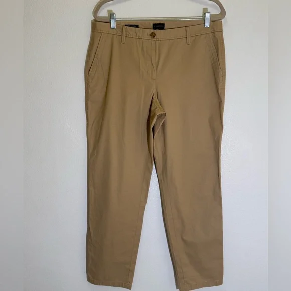 Talbots - Tan Relaxed Chino Pants - size 10 - Picture 1 of 7
